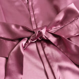 Sexy Women Home Dressing Gown Lingerie Lace Patchwork Satin Robe Set Nightwear Casual Sleepwear Kimono Bathrobe Home Nightdress