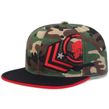 Unisex Skeleton Embroidery Baseball Cap Women Outdoor Sports Flat Hats Men Fashion Men Hip Hop Snapback Caps Sunscreen Hat