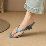 2026 Summer New Clip Toe Wedges Heel Women Slipper Fashion Slip On Flip Flop Shoes Ladies Concise Sandalias