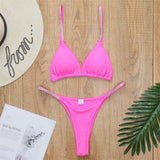 New Sexy Mini Bikini Female Swimsuit Women Swimwear Two-Pieces Bikini Set Sequins Padded Bather Bathing Suit Swim Lady V2043P