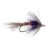 3 Pack Purple Shakey Bealy Fall Soft Hackle Wet Fly - Hook Size 10