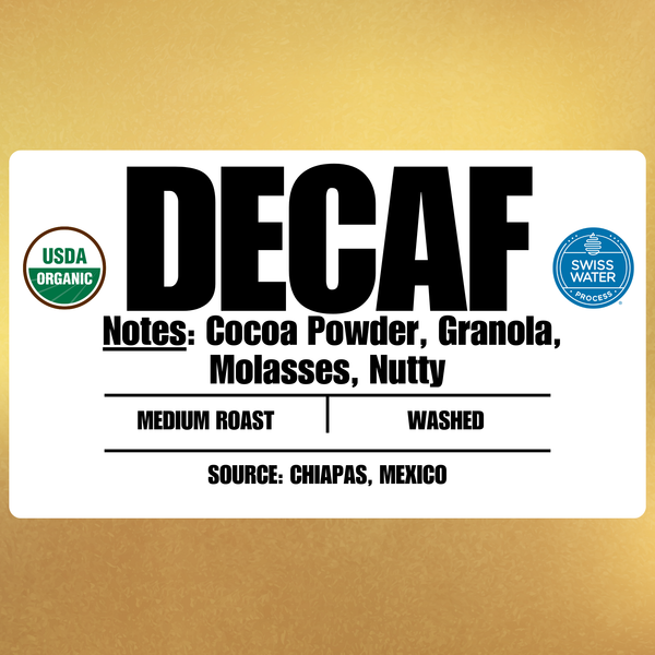Organic Decaf Specialty-grade Coffee Beans (Mexico)