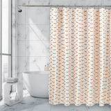Royale Linens Double Brushed Microfber 1800 Thread Printed Shower Curtain