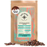 Kochere Coffee Ethiopian Sidamo Natural Medium-Light Roast - Milk Chocolate, Fruity Notes