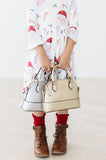 SALE Silver Metallic Girl's Crossbody Purse