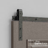 J Strap Heavy Duty Sliding Barn Door Hardware Kit