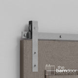 Flat Top Strap Heavy Duty Sliding Barn Door Hardware Kit