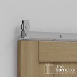 J Top Mount Heavy Duty Bifold Barn Door Hardware Kit | 2 Door Kit