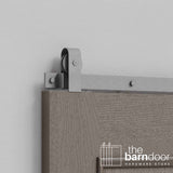 J Top Mount Heavy Duty Sliding Barn Door Hardware Kit