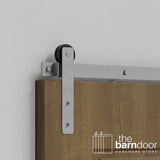 Modern Straight Strap Barn Door Hardware Kit
