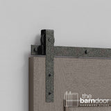 Flat Top Strap Heavy Duty Sliding Barn Door Hardware Kit