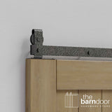 J Top Mount Heavy Duty Bifold Barn Door Hardware Kit | 6 Door One Way