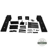Double Track Bypass Barn Door Hardware Kit