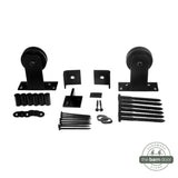 Minimalist Straight Top Mount Barn Door Hardware Kit