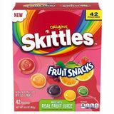 SKITTLES FRUIT SNACKS 42CT