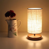 Homing Pu - Wooden Table Lamp with E14 Socket, Ambient Lighting for Home Decor