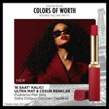 Loreal Paris Color Riche Rouge Confident Matte Lipstick - Long Lasting Hyaluronic Acid Lip Color