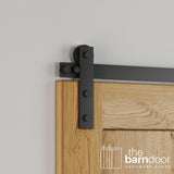 Soft Corner Strap Stainless Steel Barn Door Hardware Kit