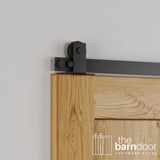 Soft Corner Top Mount Stainless Steel Barn Door Hardware Kit