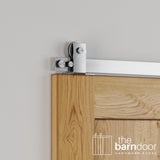 Soft Corner Top Mount Stainless Steel Barn Door Hardware Kit