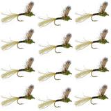 Sparkle Dun Baetis Mayfly - 12 Flies Hook size 18