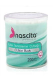 Nascita Cotton Swabs for Ear Cleaning - 200 Count, Gentle Ear Care, Personal Hygiene