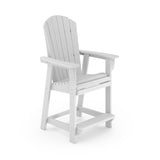 SoPoly St Simons Fan Back Counter Chair (Premium)