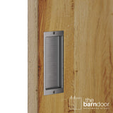 Barn Door Stainless Steel Square Corner Flush Pull