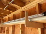 Complete Stud Mounted Shed Organization Kit