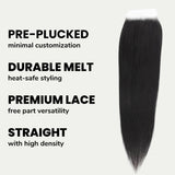 Straight 5x5 HD Lace Human Hair Closure