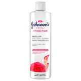 Johnson's Rose Water Micellar Water: Gentle & Effective Makeup Remover for Sensitive Skin, Removes Waterproof Makeup, Cleanses & Refreshes