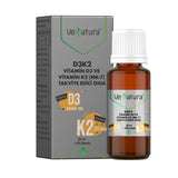 VeNatura Vitamin D3K2 Dietary Supplement Drops - 20ml - Supports Immune System & Bone Health
