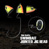 Reaction Tackle Tungsten Swing/ Swimbait Jig Heads