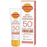 Carroten SPF50 Anti-Aging & Spot Sunscreen Face Cream: High Protection, Hyaluronic Acid, Water Resistant - Fight Wrinkles & Sun Spots.