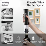 Electric Wine Opener Foil Cutter Jar Opener Kitchen Gadget