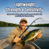 Reaction Tackle Telescopic Spinning Rod – Carbon Travel Fishing Rod – Collapsible Rod for Freshwater and Saltwater