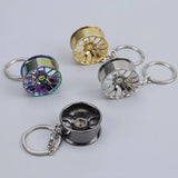 Wheel Rim Hub Tuning Keychain