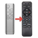 Substitute for Dyson TP10 / PC1 Purifier Cool Fan Remote Control 973472-02 [RRDYS01.2]