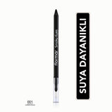 Flormar Smoky Eyes Carbon Black Waterproof Eyeliner - Rich Pigmentation for Stunning Eye Makeup | Ideal for Women and Teenagers