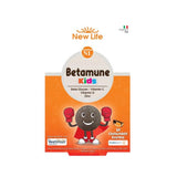 New Life Betamune Kids Chewable Immune System Supplement for Children - Boosts Immunity with Beta Glukan, Vitamin C & Zinc