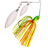 Reaction Tackle Tungsten Double Willow Blade Spinnerbait Jigs (2-Pack)