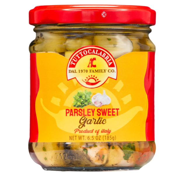 TuttoCalabria, Garlic with Parsley in olive oil, 6.5 oz