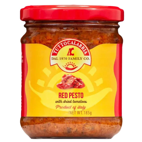 TuttoCalabria, Red pesto with dried tomatoes, 6.5 oz (185g)