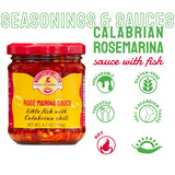 TuttoCalabria, Rosa Marina Sauce - little fish with Calabria chili pepper, 6.5oz (185g)