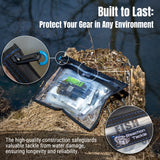 Reaction Tackle Clear Storage Bag Tackle Pak - Water-Resistant Plastic Storage