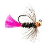 Tactical Euro Nymph Collection - 12 Tungsten Bead Flies  -  Sizes 12, 14, 16