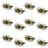 Tungsten Bead Tactical Mini Bugger Euro Nymph Fly - 12 Flies Size 8