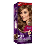 Wella Koleston Intense 6/0 Dark Ash Blonde Hair Dye: 100% Gray Coverage, Long Lasting Color, Argan Oil & Complete Kit