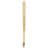 Eklips Metal Tweezers - Slanted Tip for Precise Hair Removal & Eyebrow Shaping | Durable Stainless Steel, Ergonomic Design