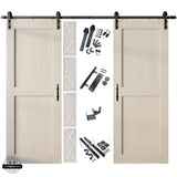 Classic Double Barn Door Kit | Black Hardware